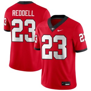 Men's #23 Go Dawgs Jaden Reddell College Football Jersey - Red