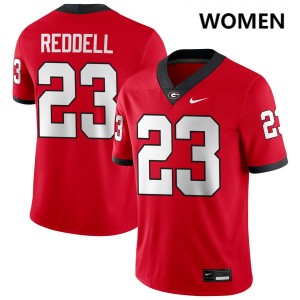 Women #23 Georgia Jaden Reddell College Football Jerseys - Red