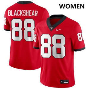 Womens #88 Georgia Bulldogs Thomas Blackshear College Football Jerseys - Red