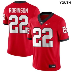 Youth #22 UGA Branson Robinson College Football Jersey - Red