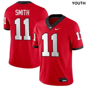 Youth #11 UGA Bulldogs Arian Smith College Football Jersey - Red