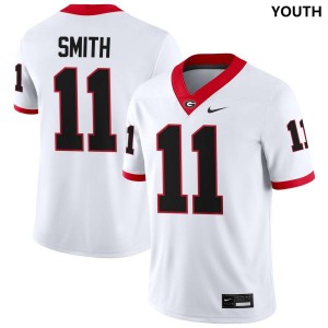 Youth #11 University of Georgia Arian Smith College Football Jersey - White