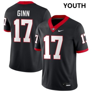 Youth(Kids) #17 Dawgs Colter Ginn College Football Jerseys - Black