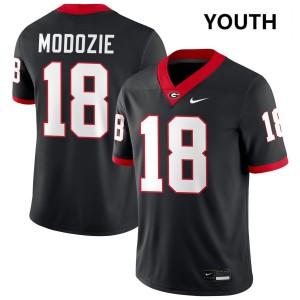 Youth(Kids) #18 University of Georgia Elo Modozie College Football Jersey - Black