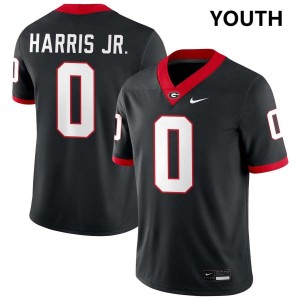 Youth(Kids) #0 Dawgs Gabe Harris Jr. College Football Jersey - Black