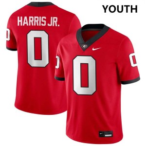 Youth(Kids) #0 Georgia Bulldogs Gabe Harris Jr. College Football Jerseys - Red
