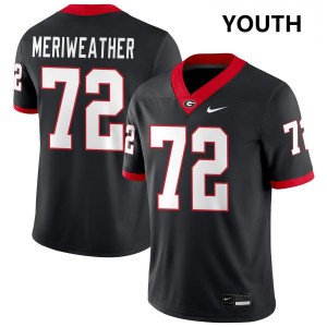 Youth(Kids) #72 Go Dawgs Jamal Meriweather College Football Jerseys - Black