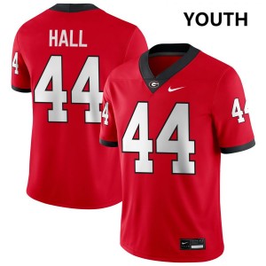 Youth(Kids) #44 Dawgs Jordan Hall College Football Jerseys - Red