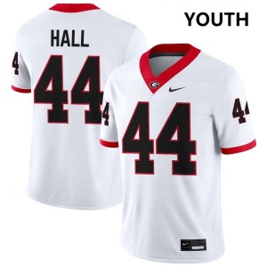 Youth(Kids) #44 Georgia Bulldogs Jordan Hall College Football Jersey - White