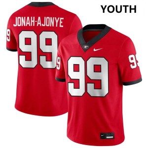 Youth(Kids) #99 Go Dawgs Joseph Jonah-Ajonye College Football Jersey - Red