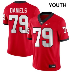 Youth(Kids) #79 UGA Nyier Daniels College Football Jersey - Red