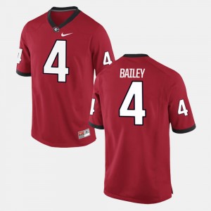 Men's #4 University of Georgia Alumni Football Game Champ Bailey college Jersey - Red