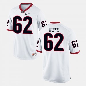 Men Alumni Football Game #62 GA Bulldogs Charley Trippi college Jersey - White