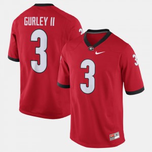 Mens #3 Alumni Football Game University of Georgia Todd Gurley II college Jersey - Red