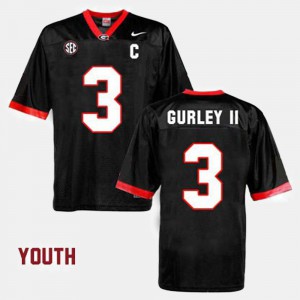 Kids Georgia Football #3 Todd Gurley II college Jersey - Black