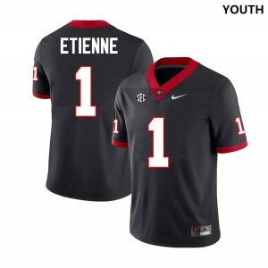 Youth #1 Georgia Trevor Etienne College Football Jersey - Black