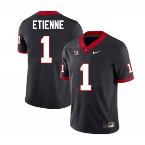 Men #1 University of Georgia Trevor Etienne College Football Jersey - Black
