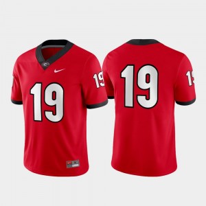 Men's Georgia Game #19 college Jersey - Red