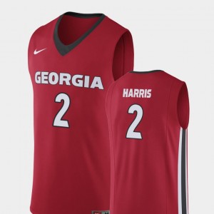 Men Replica Georgia Bulldogs Basketball #2 Jordan Harris college Jersey - Red