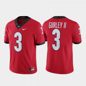 Men's Limited Alumni Georgia Bulldogs #3 Todd Gurley II college Jersey - Red