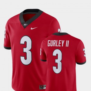 Men's Player #3 Alumni Football Game UGA Todd Gurley II college Jersey - Red