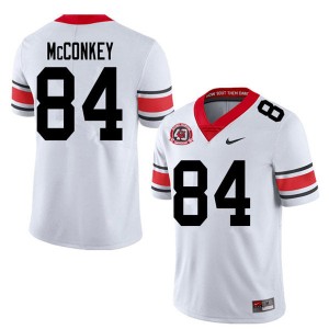 Men #84 Georgia Bulldogs Ladd McConkey 1980 National Champions 40th Anniversary College Football Alternate Jersey - White